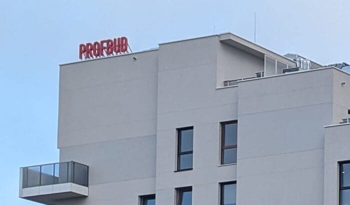 Bryła budynku firmy ProfBud